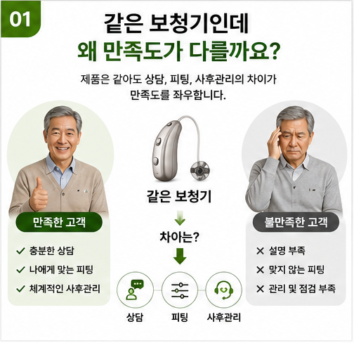 보청기센터 만족도, 왜 다를까? 좋은 센터를 고르는 기준까지