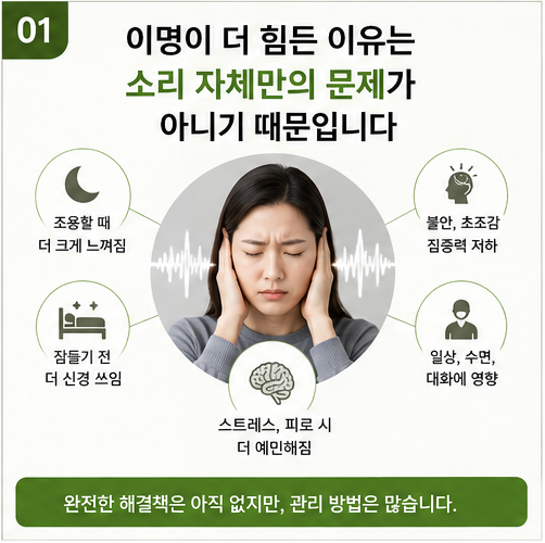 이명은 정말 치료가 안 될까? 보청기로 좋아질 수 있는 이유