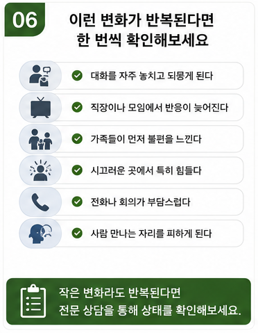 난청이 심할수록 보청기를 당연히 찾게 될까?