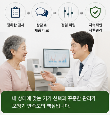 포낙 오데오 인피니오 스피어 대학병원에서 구매하신 60대 여성 고객님 착용 후기