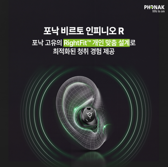 포낙 비르토 인피니오 R, 왜 주목받는 충전식 귓속형 보청기일까요?