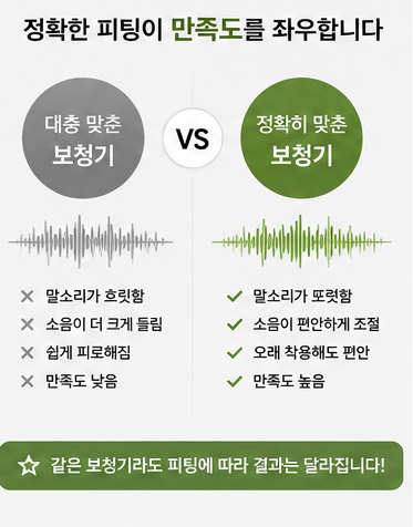 실이측정REM과 가상음향피팅이 중요한 이유