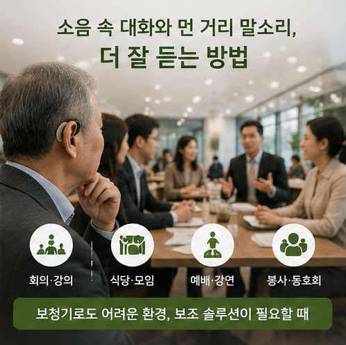 포낙 로저(Roger), 보청기를 착용한 성인에게도 필요할까요?