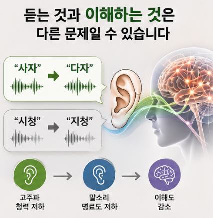 보청기 착용 후 왜 잡음이 들릴까요? 안경과 다른 보청기 적응 과정