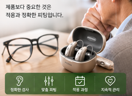 보청기 착용 후 왜 잡음이 들릴까요? 안경과 다른 보청기 적응 과정