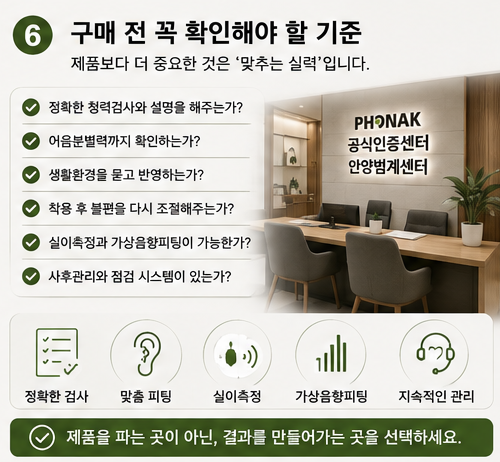 보청기 소리가 불편한 이유 “소리가 이상해요” 피팅이 전문가의 핵심