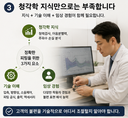 보청기 소리가 불편한 이유 “소리가 이상해요” 피팅이 전문가의 핵심