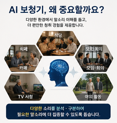 AI보청기 포낙 보청기, 식약처 디지털의료기기 허가! 진짜 인공지능 인정!