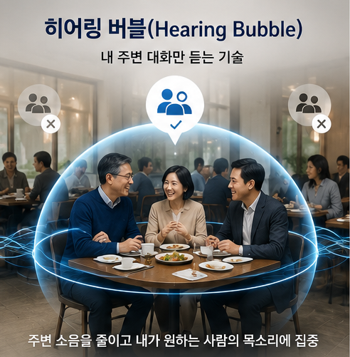 인공지능 AI 보청기의 다음 단계는 무엇일까요? 내가 듣고 싶은 사람의 목소리만 골라 듣는 시대