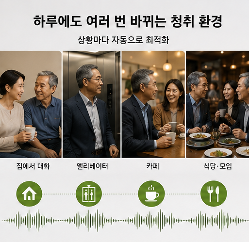 포낙 오토센스 OS 7.0, 보청기가 스스로 듣는 환경을 바꿔준다!