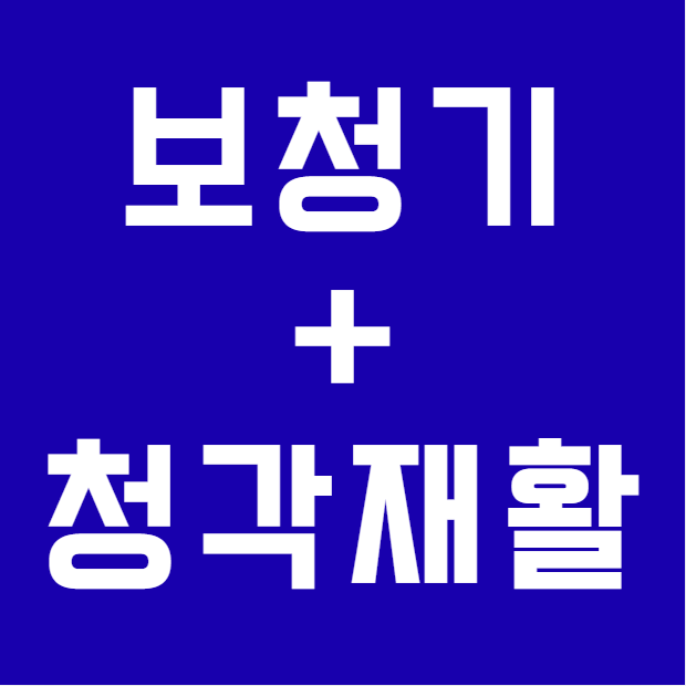 보청기만 착용하면 소음 속 대화가 바로 좋아질까요? +청각재활!