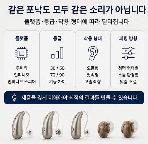 청각 전문가가 멀티샵이 아닌 포낙보청기 전문센터를 선택한 이유