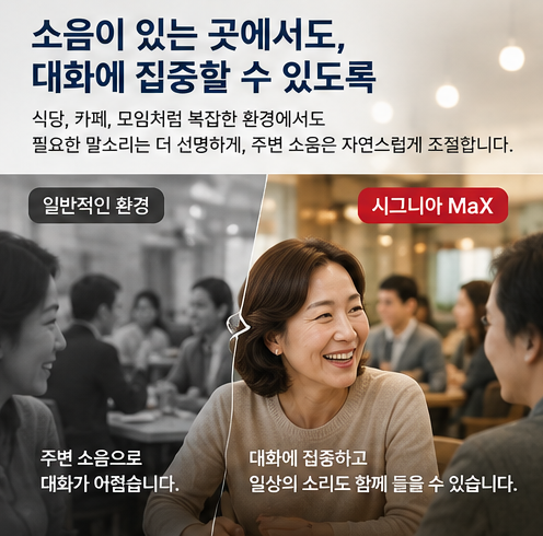 독일 시그니아 보청기 맥스 MaX 출시가 기대되는 4DNN 인공지능 보청기