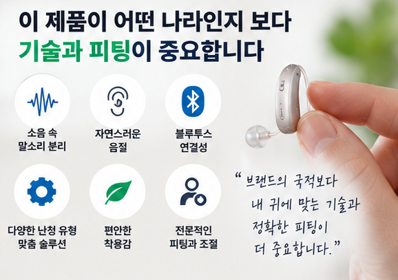 독일보청기는 없다? 보청기 브랜드 알아보기!