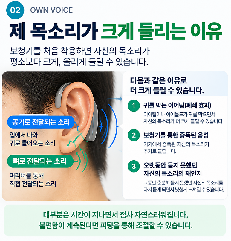 보청기 적응기간은 얼마나 걸릴까요? 소리가 어색하고 이상하다고요?
