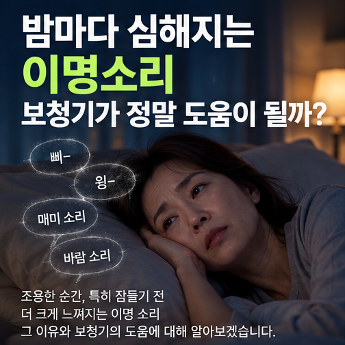 이명은 왜 생기는 걸까? 보청기가 정말 효과 있나?