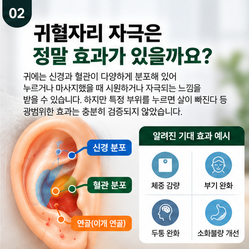 귀혈자리 누른다고 귀침,귀지압 괜찮을까? 귀 건강에도 좋을까?