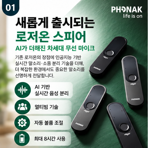 포낙 신제품 로저 온 스피어 출시 예정! 먼 거리, 회의 때도 잘 듣고 싶다면?